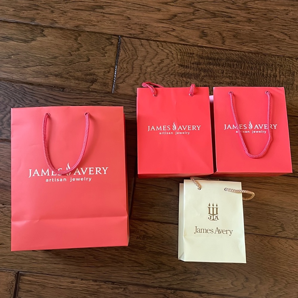 James Avery shopping bags